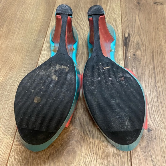 2/20 color block platform heels - Picture 7 of 7